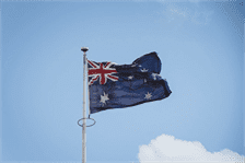 The Australian flag